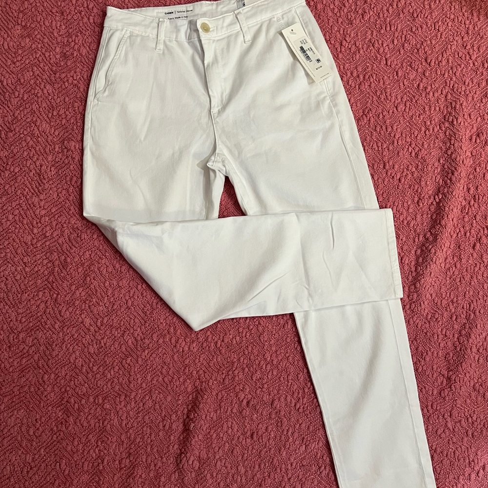 AG Adriano Goldschmied Women's Caden Tailored Trouser White - Picture 2 of 8